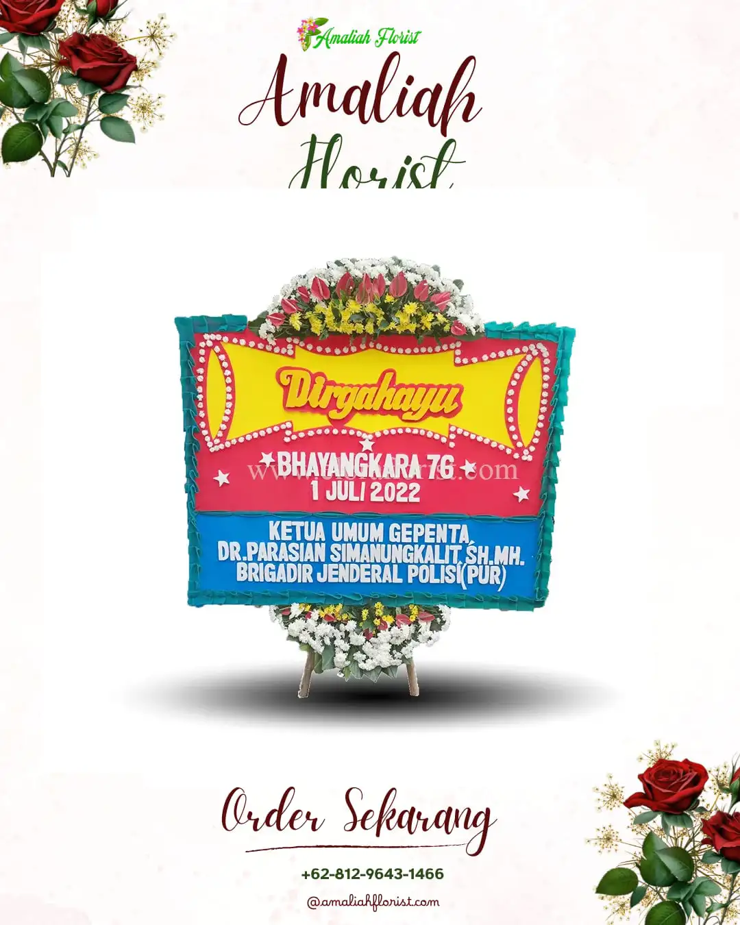 Papan Bunga HUT Ulang Tahun Sekumpul
